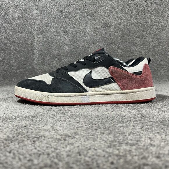 Nike SB Alleyoop Chicago CJ0882-102 Men’s Sz 13 Black Toe Red White Skate Shoes
